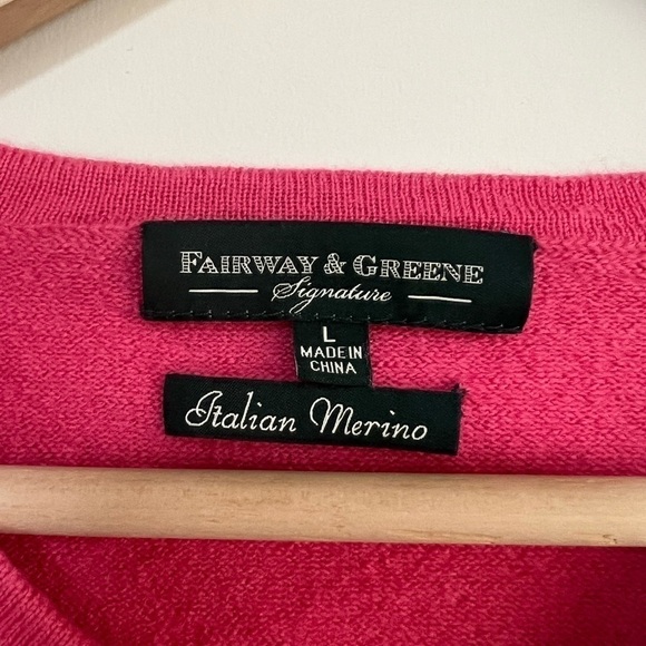 Fairway and Greene Men’s Italian Merino Wool Sweater. Very Good Condition. - Picture 4 of 4